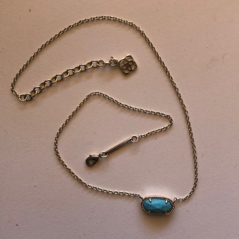 Kendra Scott elisa necklace-turquoise